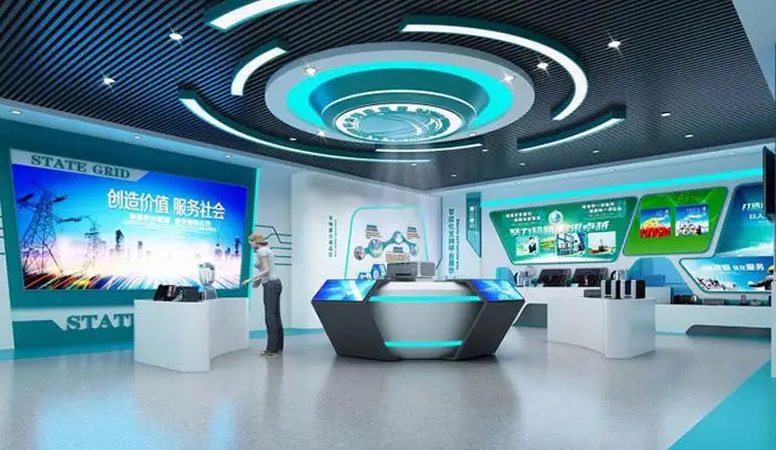 互動(dòng)投影在展廳設(shè)計(jì)的展示效果