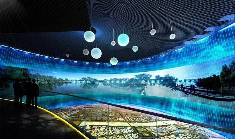 多媒體技術讓展廳搭建更好突出重點